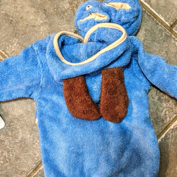 Koala baby hooded robe with booties 0-9m - Picture 4 of 8